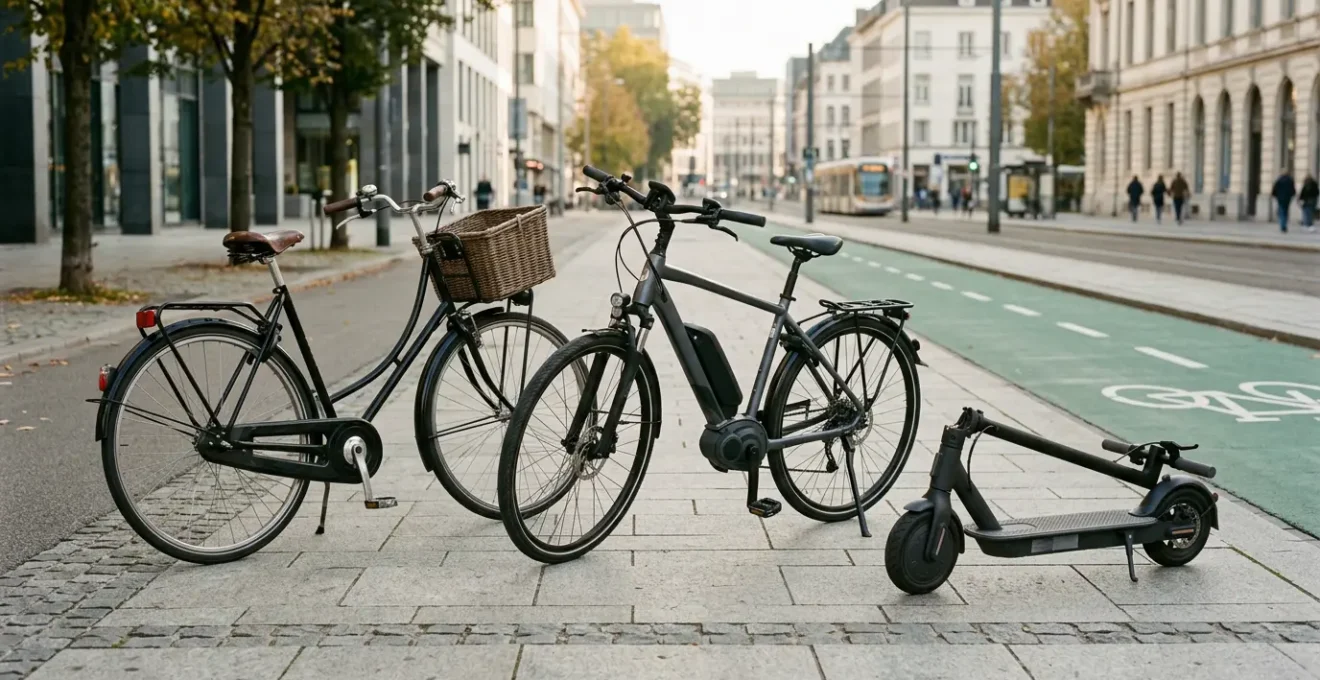 Comparaison de différents moyens de mobilité urbaine pour les trajets quotidiens